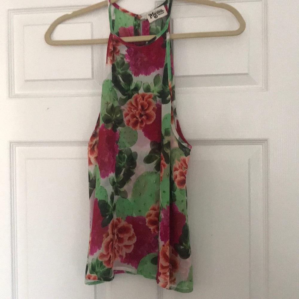 Mumu floral tank